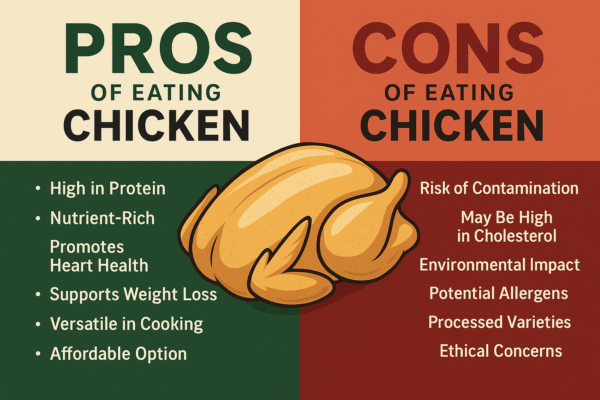 Eating Chicken: Benefits and Side Effects - Pros & Cons Reviews